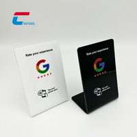 Support NFC en acrylique personnalisé pour avis Google, Instagram, LinkedIn, Google Maps