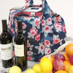 Bolsa de Compras Reutilizable, Plegable, Ecológica, de Poliéster y Nailon, con Logotipo Personalizado, para Supermercado, Viajes, con Asas de Cuerda, Reciclable - Product Image 4