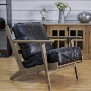 Sillón Reclinable Individual de Madera Maciza Nórdica, Silla de Salón, Dormitorio, Ocio, Diseño Japonés Moderno, Minimalista, Vintage - Product Image 5