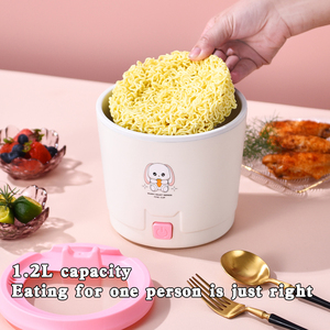 YUEDISI Multifonction Tout-en-un <span class=keywords><strong>Pot</strong></span> Électrique Nouilles Marmite Poêle À Frire Antiadhésive Mini Hotpot - Product Image 5