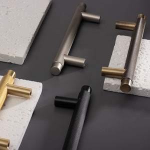 Sang Trọng Rắn Brass Đồ Nội Thất Kéo Nhà Bếp Xử Lý Có Knurled Tủ Và Ngăn Kéo Núm Cho Trang Trí Nội Thất Và Tủ Quần Áo Rắn Brass - Product Image 5