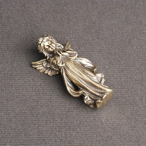 Decorazione d'angelo in ottone: ragazza d'angelo, adatta per regalare amici, decorazioni per la casa, Display da tavolo per soggiorno o camera da letto - Product Image 4