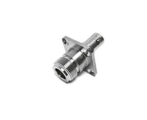 N Vrouwelijke 4 Gaten Flens Naar Bnc Vrouwelijke Adapter 50Ω Rf Connector Voor Coaxiale Kabel Converter Antenne <span class=keywords><strong>Cctv</strong></span> <span class=keywords><strong>Test</strong></span> Apparatuur In Voorraad - Product Image 2