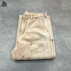 QIFAN Custom Denim Factory Heavy Duck Canvas Double Knee Front Carpenter <strong>Pants</strong> Tactical Skate <strong>Work</strong> <strong>Pants</strong> Twill <strong>Cargo</strong> <strong>Pants</strong> - Product Image 3