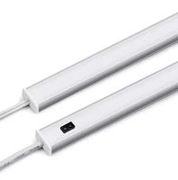 Bande LED en aluminium avec capteur de mouvement et charge USB DC5V pour éclairage de placard, cuisine, armoire, bureau et décoration