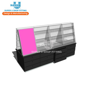 Tùy Chỉnh Make Up Hiển Thị Đứng Cửa Hàng Nội Thất Vẻ Đẹp Mỹ Phẩm Showcase Hiển Thị Gondola Trung Tâm Mua Sắm Trang Điểm Hiển Thị Tủ - Product Image 4
