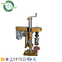Machine à sertir semi-automatique pour capsules métalliques à ouverture facile pour boissons gazeuses, sodas, bières et bouteilles en verre