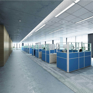 Vách ngăn văn phòng Soho bằng gỗ, bàn làm việc có vách kính, vách ngăn phòng làm việc, buồng làm việc tổng đài, vách ngăn văn phòng - Product Image 2