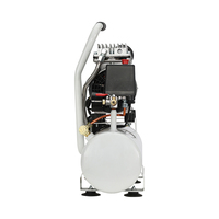 Compresseur d'air dentaire 220 V de haute qualité, sans huile, silencieux, portable, 9 L, 8 bars, avec pompe à moteur à refroidissement par air pour fauteuils dentaires