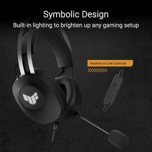 Casque filaire USB supra-auriculaire Tuf Gaming H1 Gen II avec micro, haut-parleurs 40 mm, son surround virtuel 7.1, professionnel, vente en gros - Product Image 5