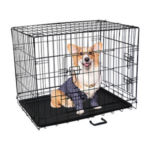 <span class=keywords><strong>Cage</strong></span> à chien pliable et <span class=keywords><strong>cage</strong></span> à animaux de compagnie pliable, enclos pour animaux de compagnie en métal durable, poulailler extérieur aéré, chenil portable pour chien - Product Image 1