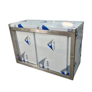 Mesa de puerta corredera de acero inoxidable al por mayor de VICTORY, equipo de cocina para otros hoteles y restaurantes con armario de almacenamiento - Product Image 2