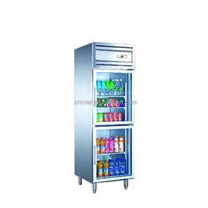 R249 2 Porte In Vetro Statica di Raffreddamento/Fancooling Raggiungere-In Comercial Frigorifero - Product Image 1