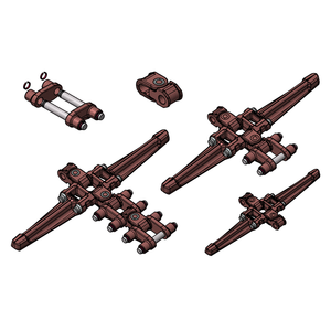 Cadena de transmisión Ever-power Da-350 Bibo Da-350 de acero resistente al desgaste de clase ingeniería con alta resistencia para sistemas de transporte minero - Product Image 1