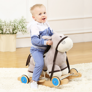 ของเล่นม้าโยกน่ารักรูปลา 2in1 สำหรับเด็ก ขายส่ง เป็นของขวัญ - Product Image 2