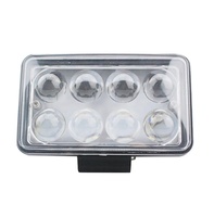 24w 8led 24v 4D Lentille Led Travail Lumière 4 Pouces Camion Conduite Lampe Pour SUV ATV Voiture Camion Tracteur Bateau