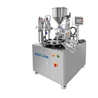 Machine de remplissage automatique de tubes en aluminium pour peinture, crème et pommade, petite et pliable, CYJX