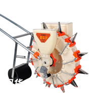 Semoir manuel à double barillet pour maïs et soja, machine à semer les graines, équipement agricole poussé à la main