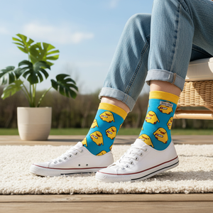 Killer Chick Patterned Ankle <b>Socks</b> Breathable Silk Knitted Custom Logo Light and Comfortable for Daily Use for Spring Summer - Product Image 3