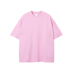 Camiseta al por Mayor 100% Algodón 230gsm, Camiseta de Alta Calidad para Hombre, Unisex, Hombros Caídos, Lisa, Talla Grande - Product Image 3
