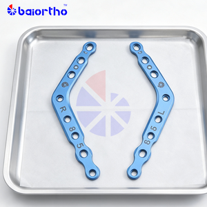 Placca di Bloccaggio per Artrodesi Tarsale ALPS, Impianto Veterinario in Lega di Titanio, Placca Ossea Ortopedica per Chirurgia del Tarsus Canino - Product Image 1