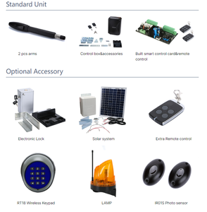 Ouvre-porte automatique à battant Tuya Smart Solar Auto Electric Gates Ouvre-porte automatique à battant - Product Image 6