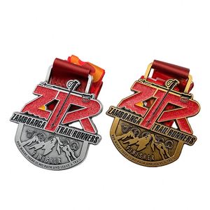 Médaille personnalisée en émail souple plaqué or pour récompense de l'excellence des joueurs d'équipe de mathématiques – Artisanat métallique - Product Image 2