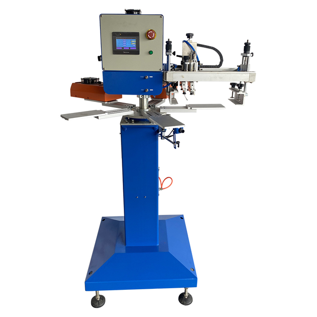 Auto Single Sock Printer Canve Cotton T-shirt Tag Flat Carousel Printing Machine