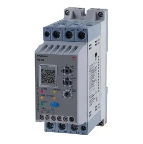 Original Brand New Carlo Gavazzi RSGD4012E0VD210 Soft Starter 2 Phases 12A 110 to 400VAC 3kW RSGD Series Good Price