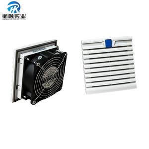 Industrieller Schranklüfter mit quadratischem Lochfilter aus ABS-Material - Product Image 1