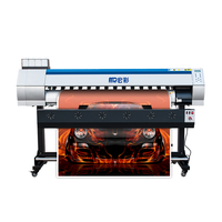 Imprimante jet d'encre éco-solvant Macro Color nouvelle génération 1,8 m 2 têtes I3200/XP600 haute performance pour étiquettes, bannières, autocollants vinyle – Garantie 1 an
