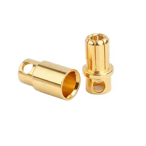 Rc Banana Plug 2.0 Mm 3.0 Mm 3.5 Mm 4.0 Mm Bullet Vrouw Man Connector 5.0 Mm 5.5 Mm 6mm 8 Mm Vergulde Koperen Voor Rc Esc