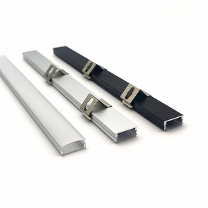 Cubierta de difusor de PC personalizada de 17x7mm, perfil de aluminio Led para techo de cocina y luz de armario, carcasa lineal de aluminio Led - Product Image 3