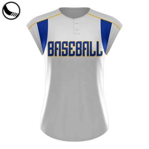 Camiseta de Béisbol Sublimada Lisa Personalizada de Poliéster 100% - Product Image 1
