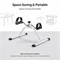 Mini-vélo d'exercice de bureau en acier, durable, écologique, portable et pliable, pour bras et jambes, machine d'exercice des pieds, 100 kg