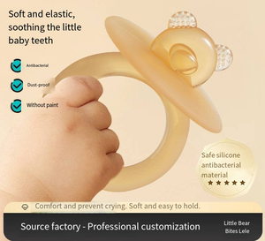 <span class=keywords><strong>Anneau</strong></span> <span class=keywords><strong>de</strong></span> <span class=keywords><strong>dentition</strong></span> en silicone pour bébés et tout-petits, jouet apaisant pour les très jeunes bébés, bâtonnet <span class=keywords><strong>de</strong></span> <span class=keywords><strong>dentition</strong></span> - Product Image 2