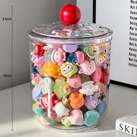 Conteneur scellé multifonction en plastique transparent design moderne à prix spécial pot de stockage pour le café et le thé pot de stockage pour les snacks, les biscuits et les bonbons