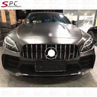Pare-chocs avant SPC 2015-2021 Classe C GTR pour W205 Facelift, kit de pare-chocs pour W205 Classe C AMG GTR, kit carrosserie en PP injecté, pare-chocs de voiture