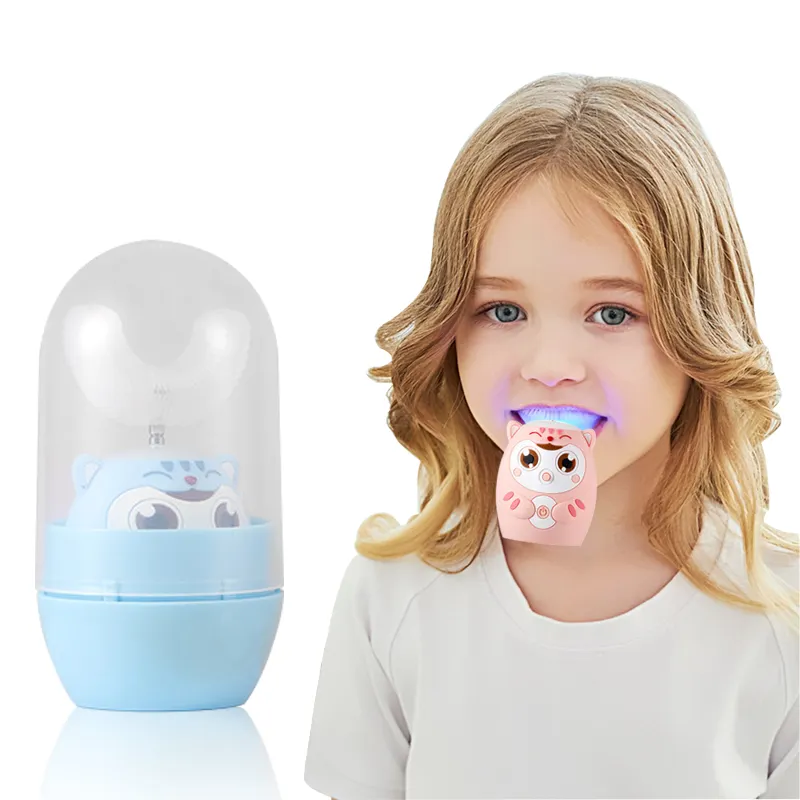 Private Label Teeth Whitening Smart Sonic U Tooth Electric Brush For Kids