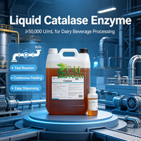 Catalase de qualité alimentaire CAT Enzyme EC1.11.1.6 en poudre et liquide, immobilisée industriellement, pour la laiterie, la pâtisserie, le traitement des eaux usées textiles ZEAL