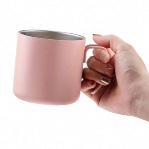 แก้วกาแฟแบบพกพา สแตนเลสสองชั้น พิมพ์ลายโลโก้ - Product Image 6