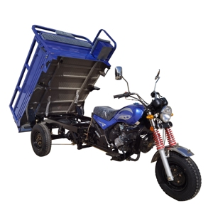 Triciclo de carga de tres ruedas con motor de 150cc de alto rendimiento nuevo de fábrica, motocicleta de tres ruedas de gran carga con volquete - Product Image 1