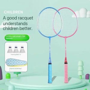 Raquettes de <span class=keywords><strong>badminton</strong></span> ultra-légères spéciales pour enfants de 3 à 12 ans, élèves du primaire, enfants de maternelle, ensemble parent-enfant - Product Image 1