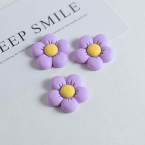 Cabochons plats en résine Série Fleurs pour épingles à cheveux, scrapbooking, bijoux DIY, artisanat et accessoires de décoration - Product Image 2