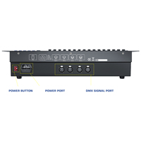U'King Profession Vente en gros Dmx102 Console de scène Tête mobile Console d'éclairage Dmx Mini 1024 Contrôleur