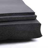 Feuilles de caoutchouc mousse EPDM noires insonorisantes et isolantes thermiquement à cellules fermées, en gros, avec épaisseur personnalisable et service de découpe