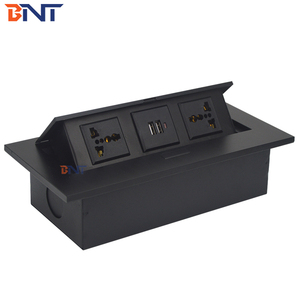 Enchufe de corriente eléctrico para mesa de meeing, montaje en mesa, empotrado personalizado - Product Image 4