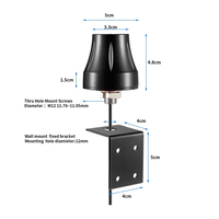 Antenne WiFi extérieure double bande 5dBi RP-SMA/SMA Mâle 2.4GHz 5GHz 5.8GHz, étanche, pour caméra de sécurité vidéo sans fil
