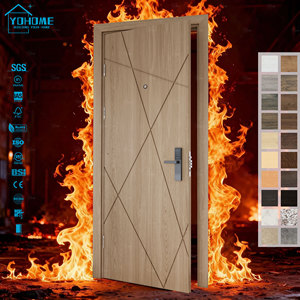 Puerta Cortafuego para Villa Foshan Yohome, AS 1905 <span class=keywords><strong>EN</strong></span> 16034, Madera de Nogal, Puerta para Habitación de Hotel o Apartamento, Resistencia al Fuego de 30, 60, 90 y 120 Minutos - Product Image 4