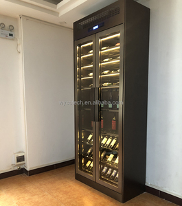 Réfrigérateur à vin électrique personnalisé en acier inoxydable SUS304, refroidisseur, cave à vin, contrôle de température à deux zones, éclairage LED, stockage - Product Image 3